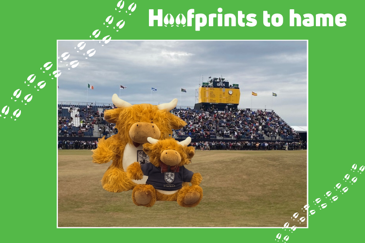 Hamish and Herbert at the Open in St Andrews